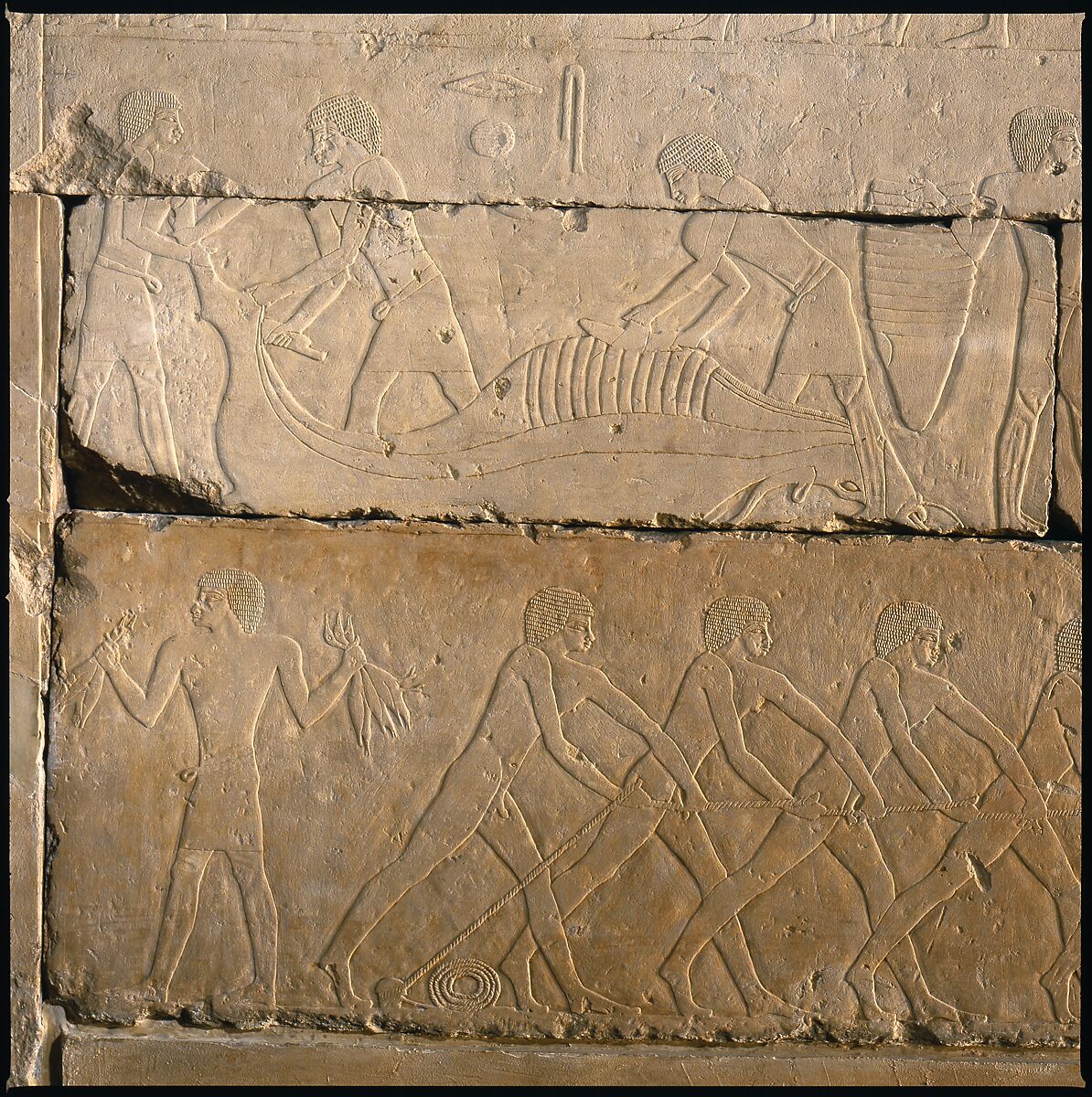 Tomb Chapel of Raemkai: West Wall, Limestone, paint 