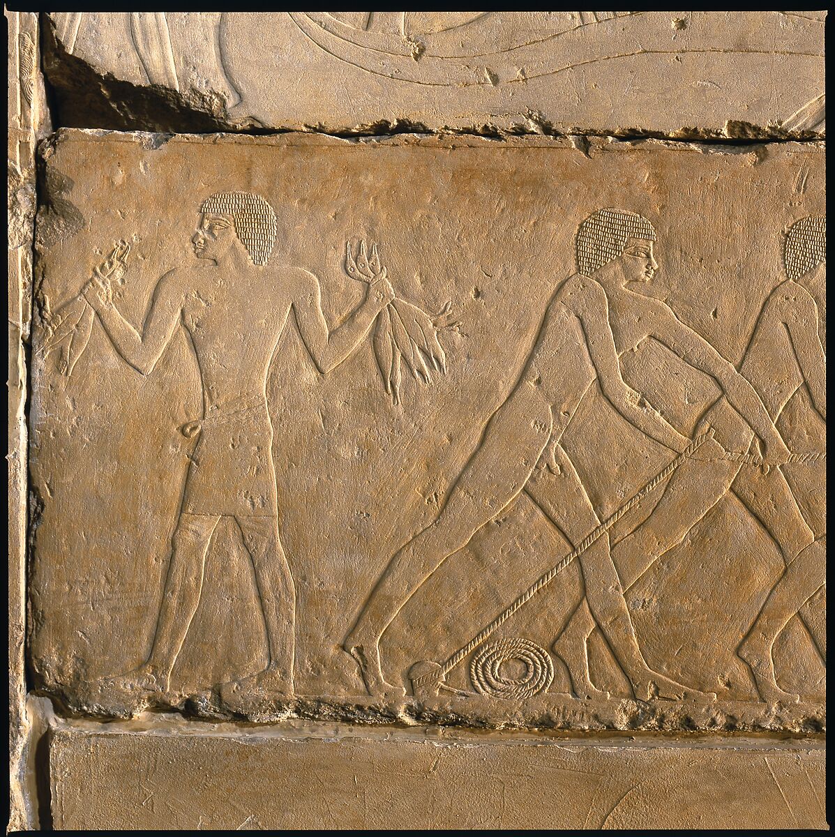 Tomb Chapel of Raemkai: West Wall, Limestone, paint