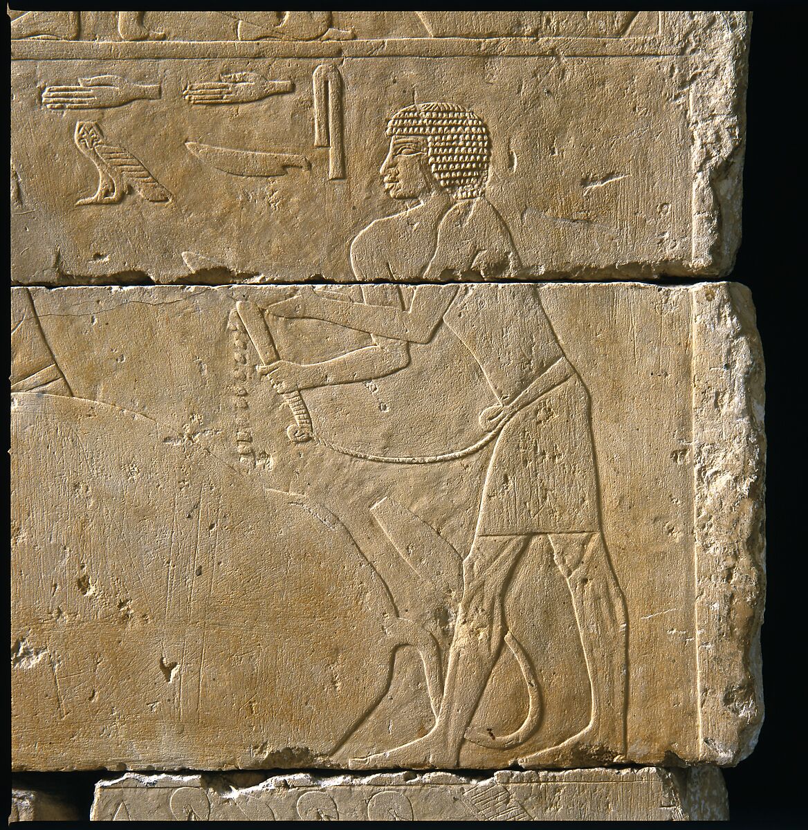 Tomb Chapel of Raemkai: West Wall, Limestone, paint