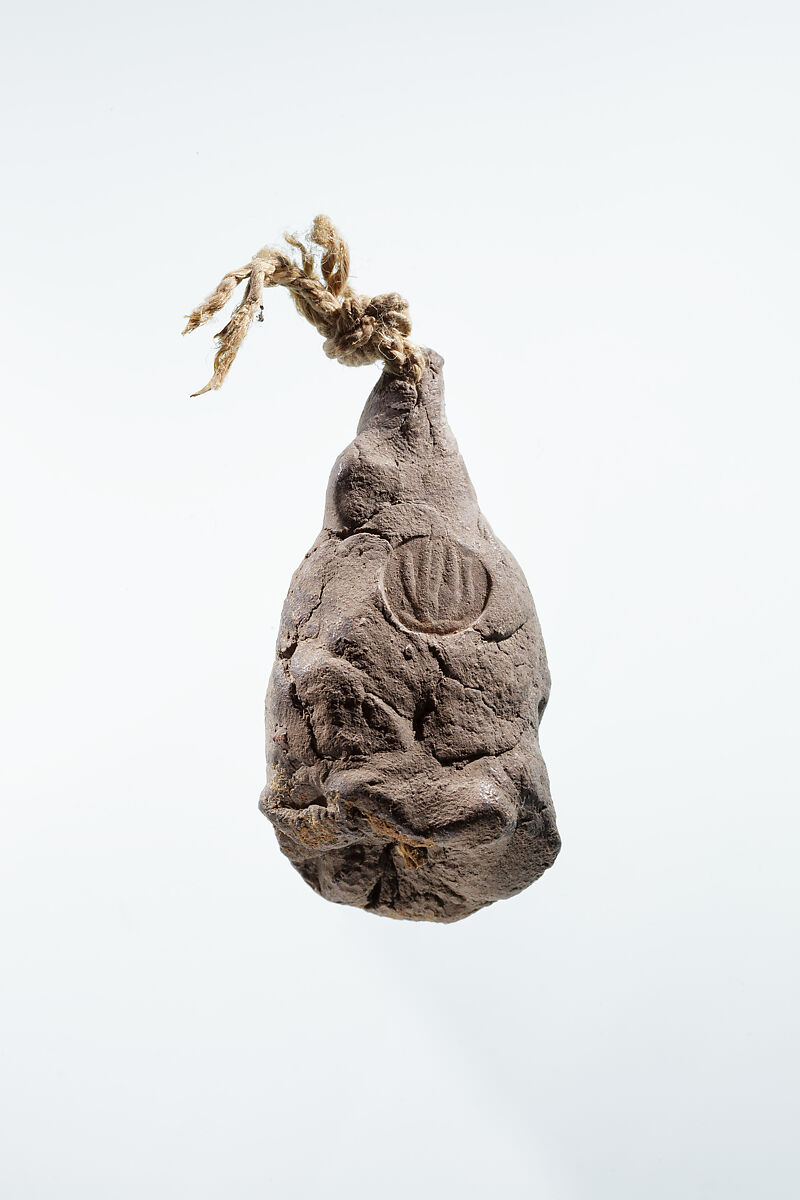 Sealing from net, Mud, cord (?)