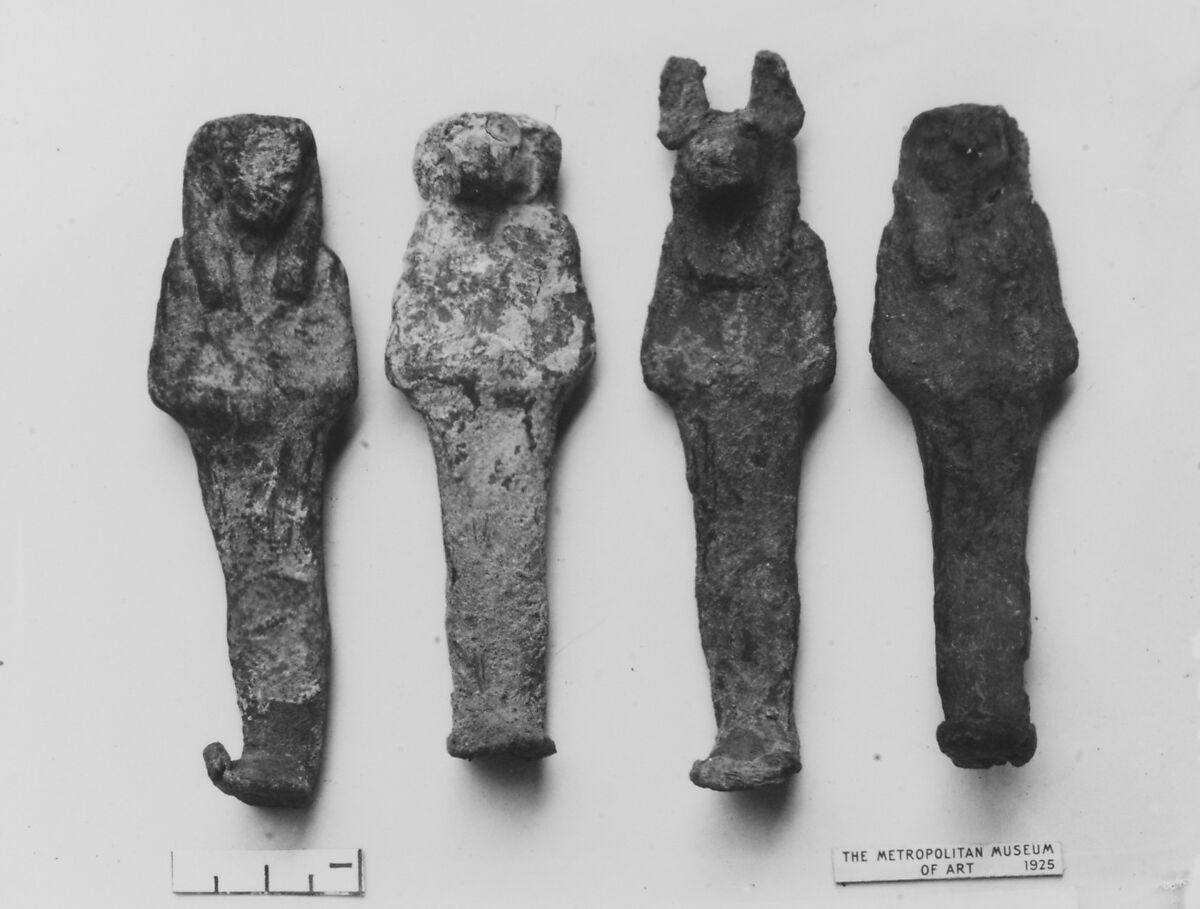Viscera figure with falcoln head (Qebehsenuef), Resin 