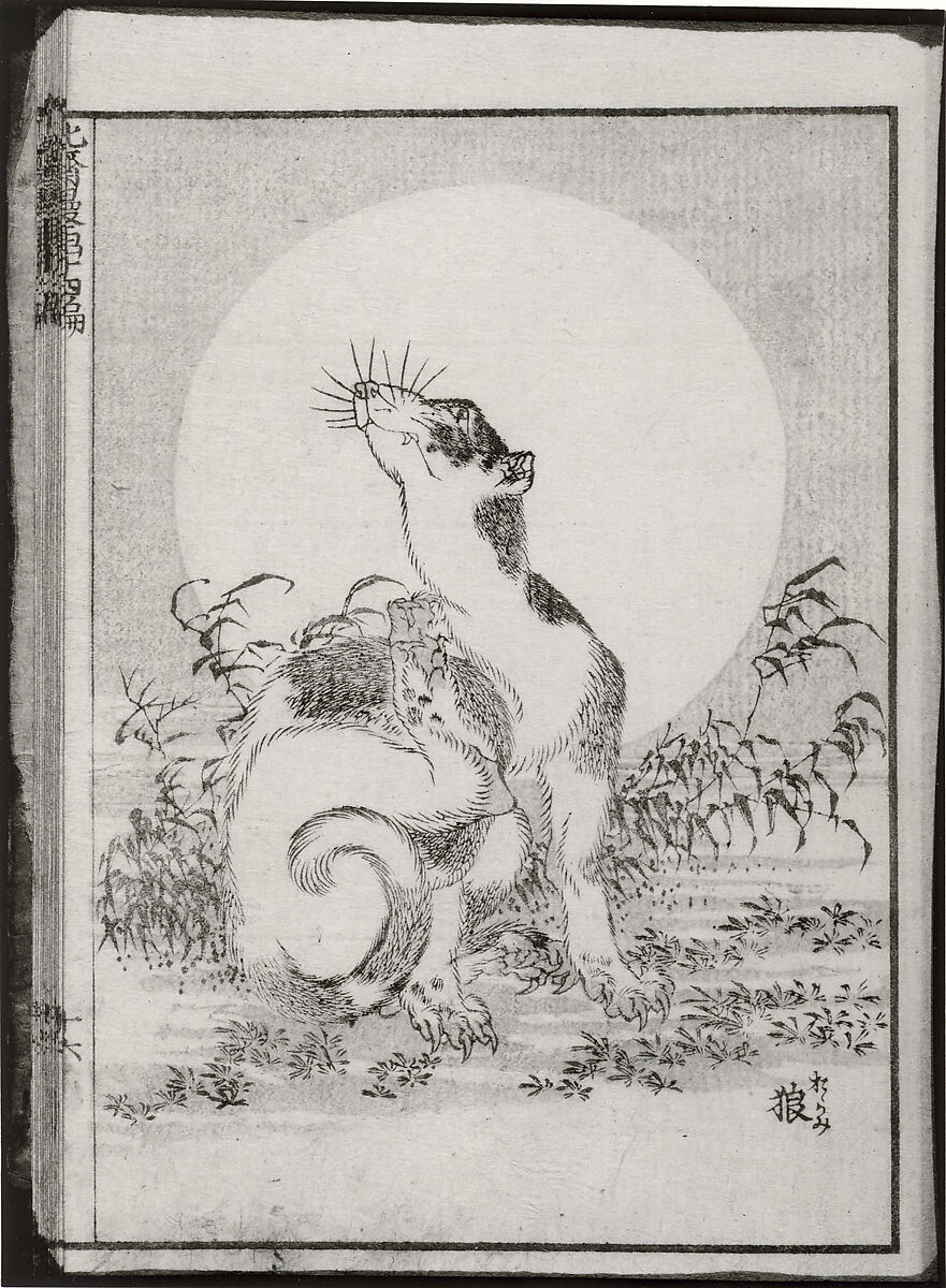 Transmitting the Spirit, Revealing the Form of Things: Hokusai Sketchbooks, volume 14 (Denshin kaishu: Hokusai manga, jūyonpen), Katsushika Hokusai (Japanese, Tokyo (Edo) 1760–1849 Tokyo (Edo)), Woodblock printed book; ink and color on paper, Japan