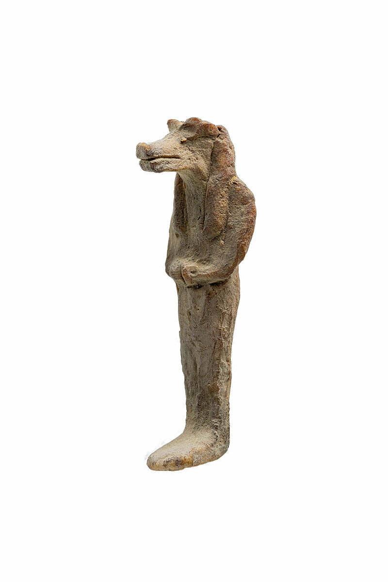 Viscera figure with baboon head (Hapy), Wax