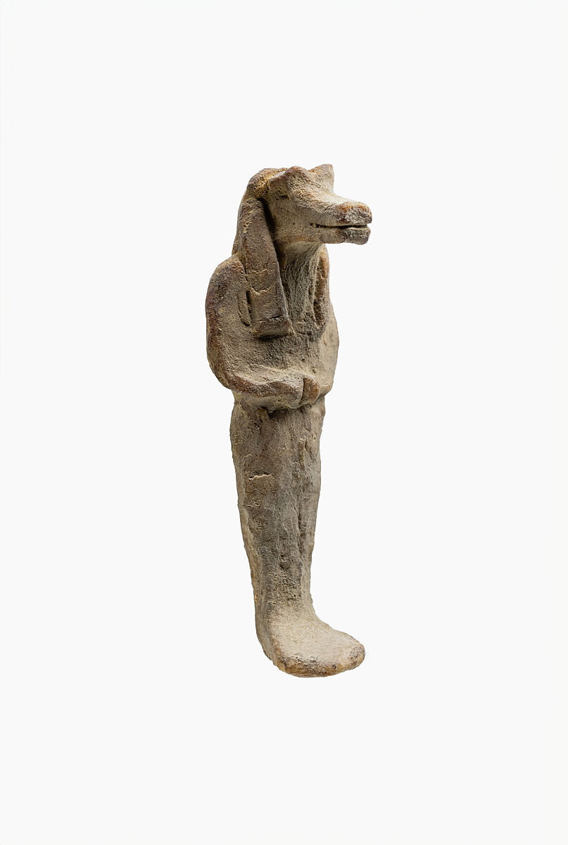 Viscera figure with baboon head (Hapy), Wax