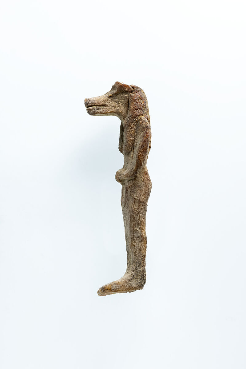 Viscera figure with baboon head (Hapy), Wax