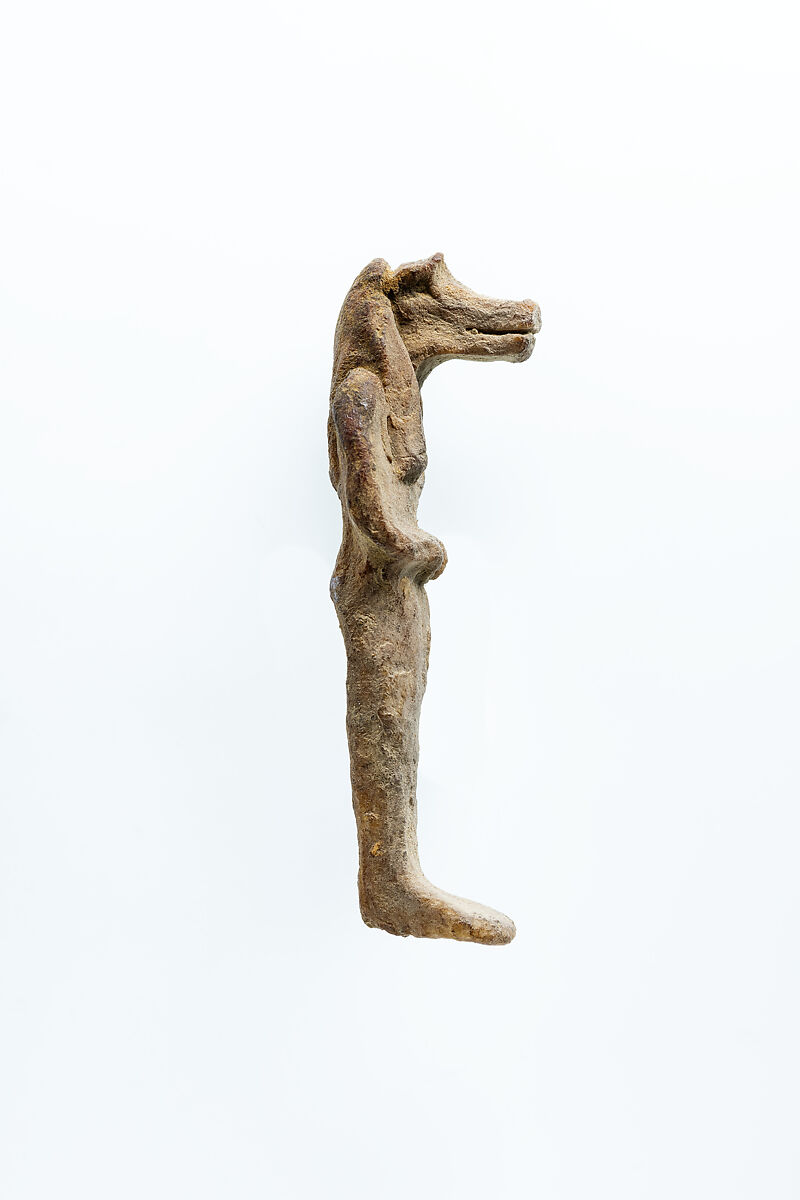 Viscera figure with baboon head (Hapy), Wax