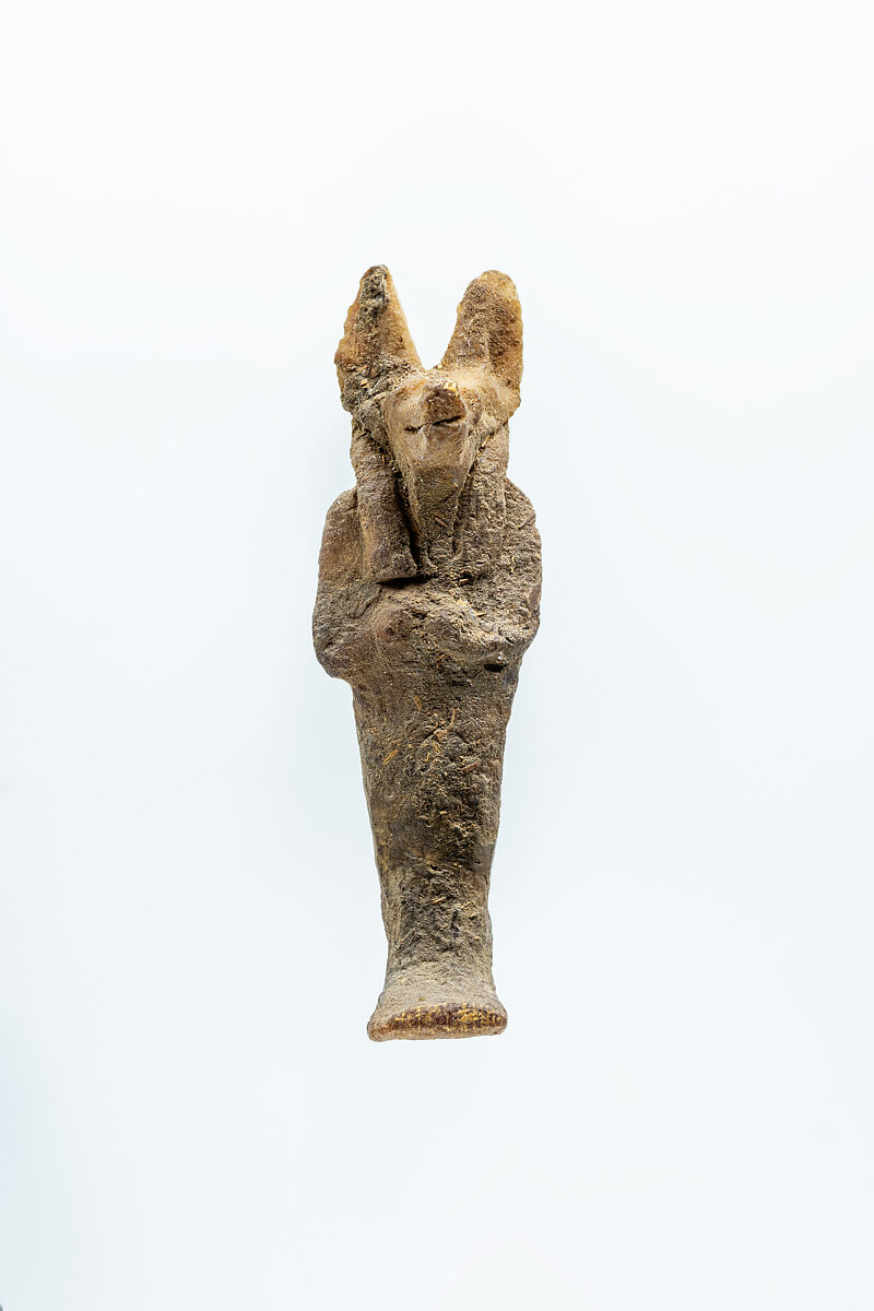 Viscera figure with jackal head (Duamutef), Wax 