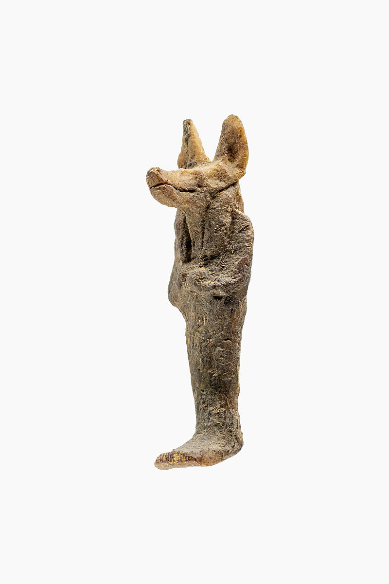 Viscera figure with jackal head (Duamutef), Wax