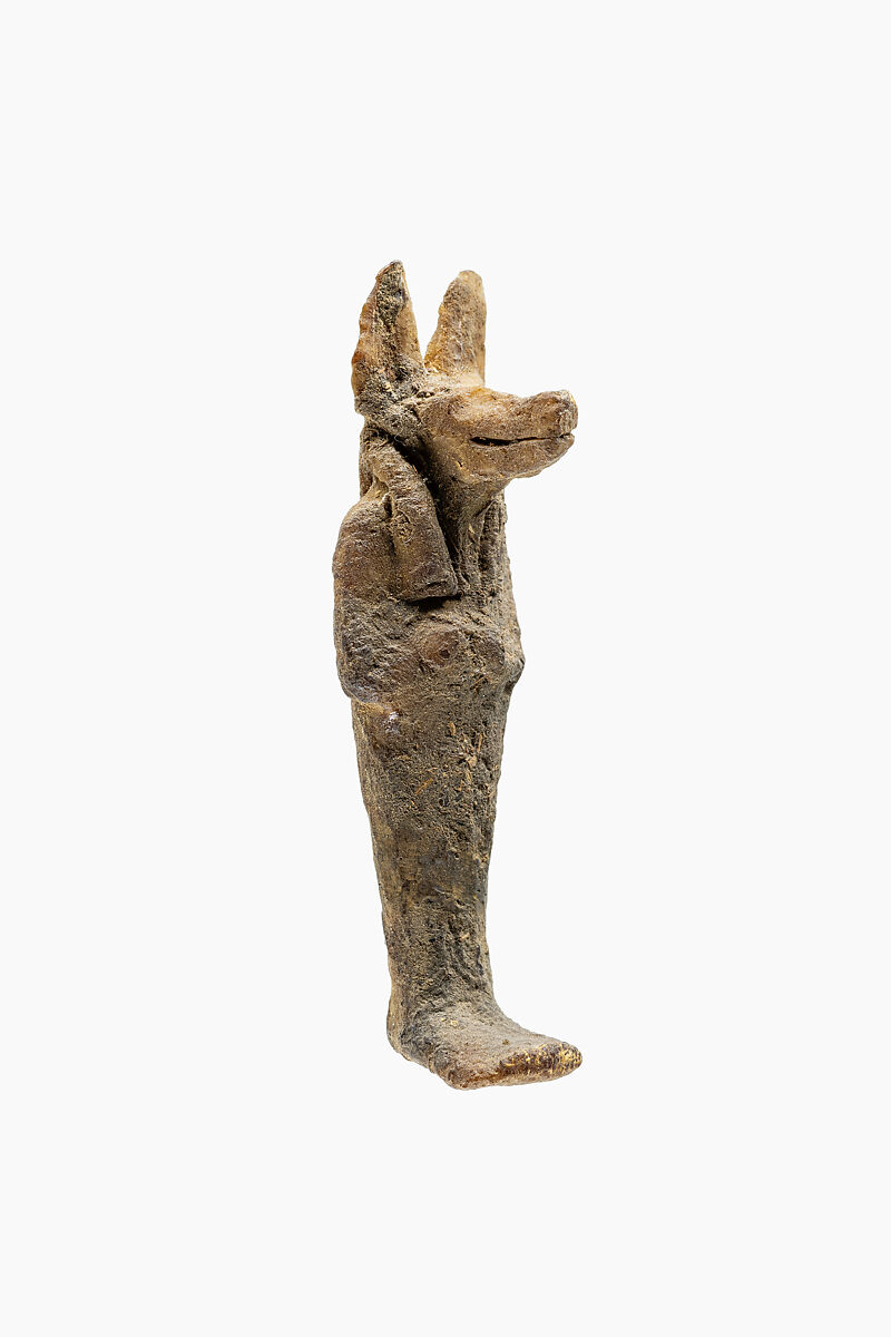 Viscera figure with jackal head (Duamutef), Wax