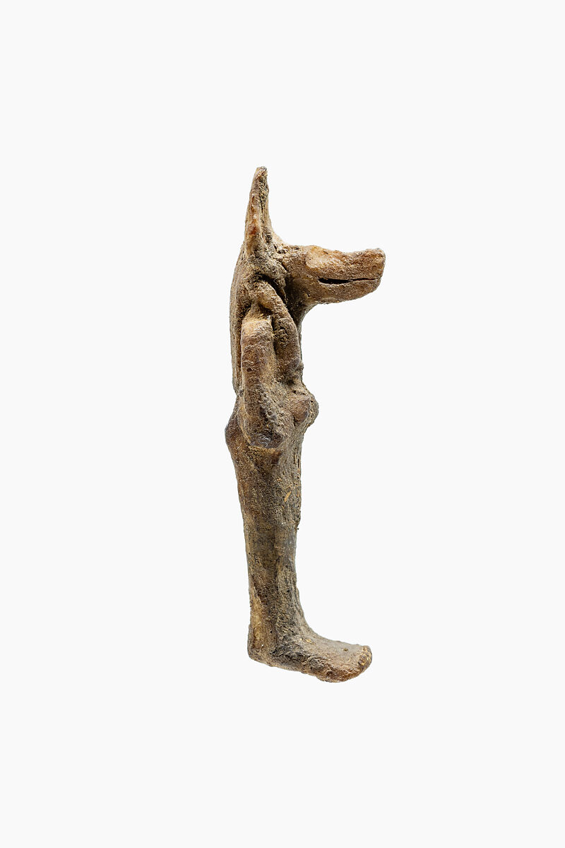 Viscera figure with jackal head (Duamutef), Wax
