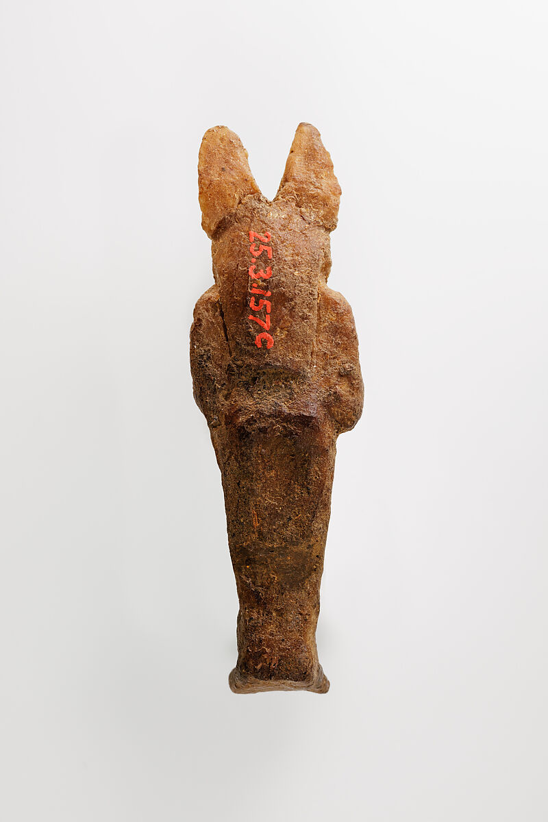 Viscera figure with jackal head (Duamutef), Wax