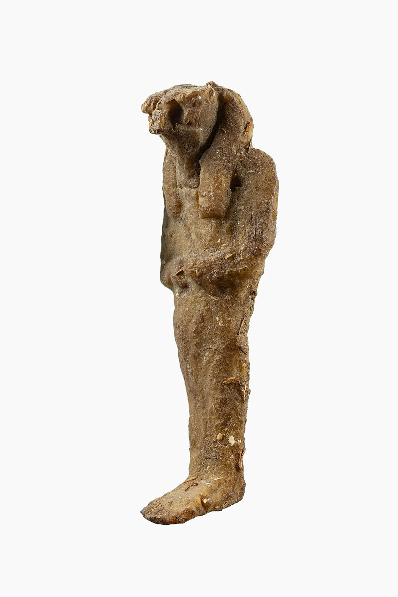 Viscera figure with falcon head (Qebehsenuef), Wax