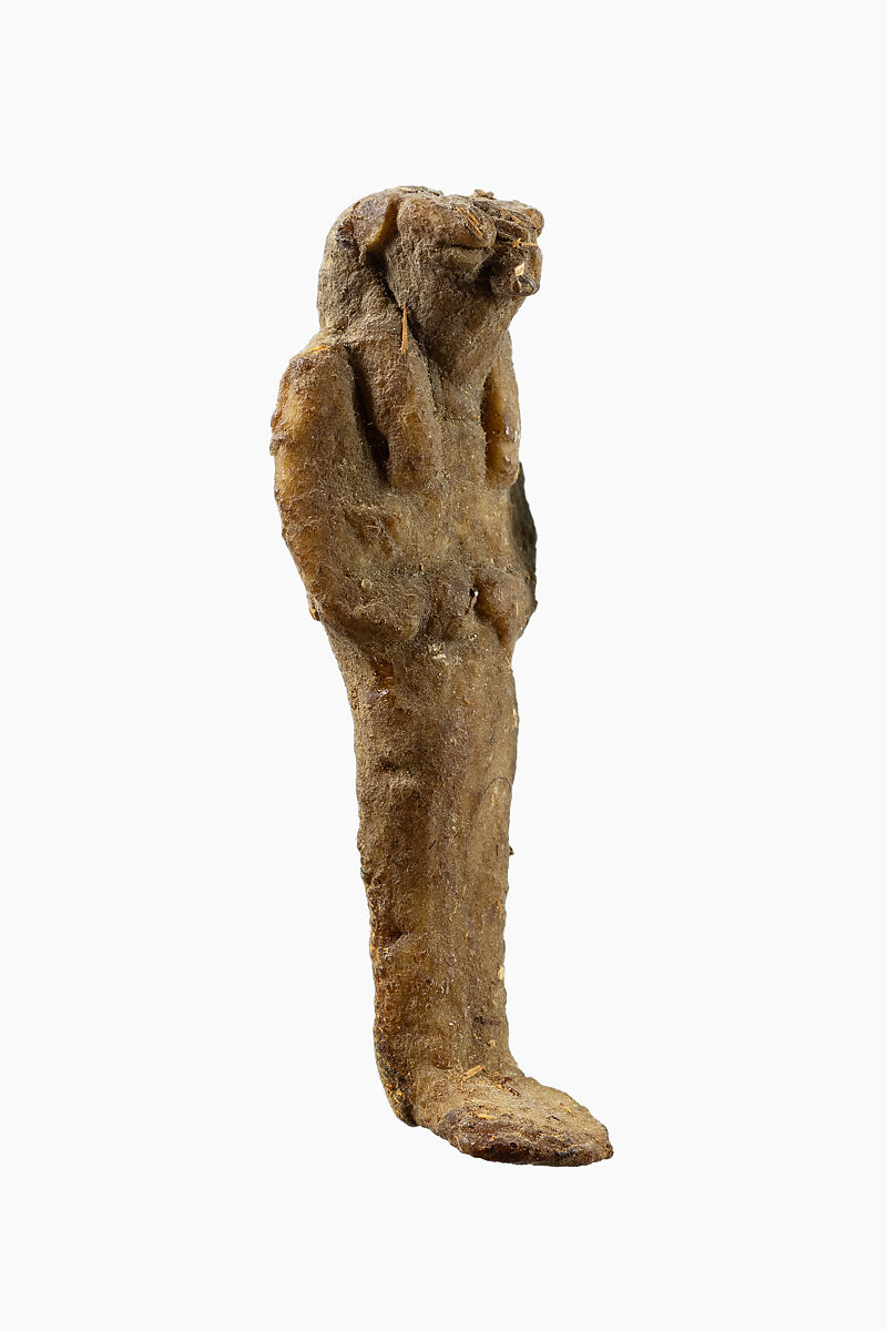 Viscera figure with falcon head (Qebehsenuef), Wax