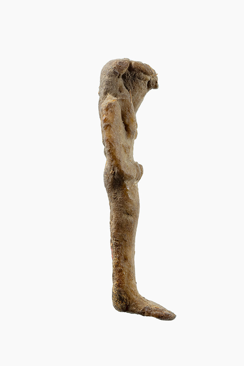 Viscera figure with falcon head (Qebehsenuef), Wax