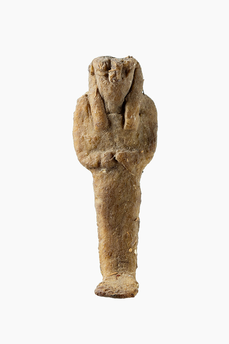 Viscera figure with falcon head (Qebehsenuef), Wax