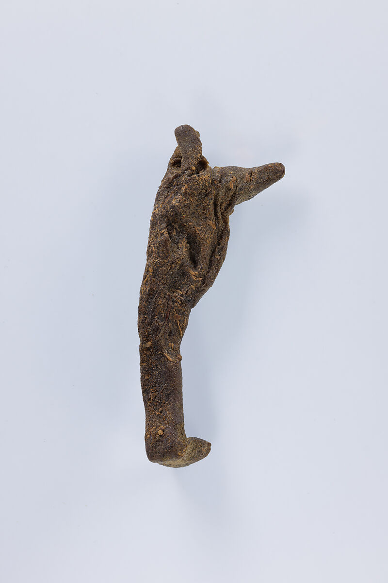Viscera figure with jackal head (Duamutef), Wax (?) 