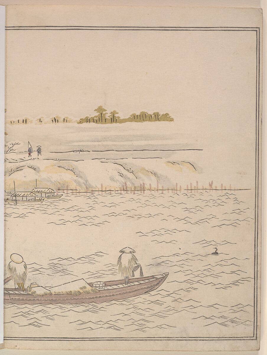 The Silver World  (Gin sekai) 銀世界, 喜多川歌麿 (Japanese, ca. 1754–1806), Polychrome woodblock printed book; ink and color on paper, Japan