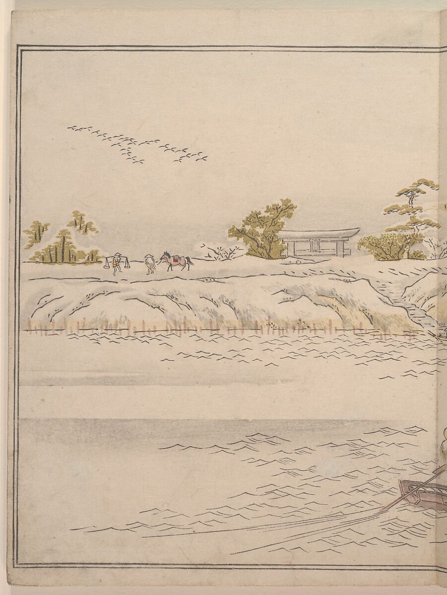 The Silver World  (Gin sekai) 銀世界, 喜多川歌麿 (Japanese, ca. 1754–1806), Polychrome woodblock printed book; ink and color on paper, Japan