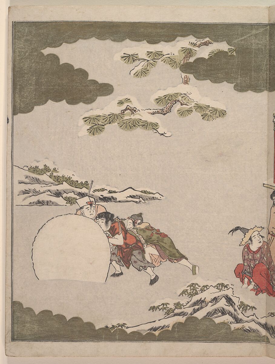 The Silver World  (Gin sekai) 銀世界, 喜多川歌麿 (Japanese, ca. 1754–1806), Polychrome woodblock printed book; ink and color on paper, Japan