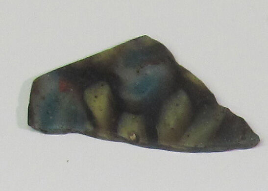 Inlay fragment, millefiori, Mosaic glass 