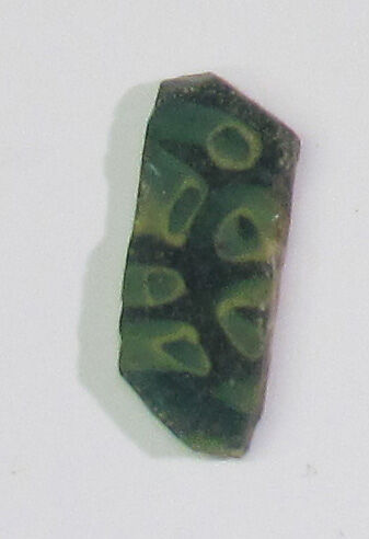 Inlay fragment, millefiori, Mosaic glass 