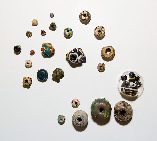 Composite eye bead, Glass