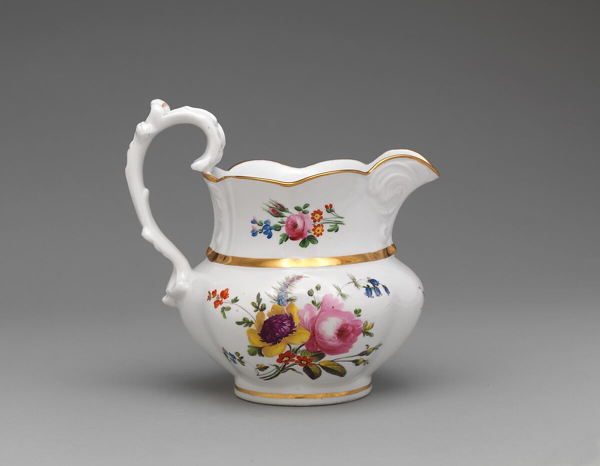 Pitcher, Possibly Charles J. Boulter, Porcelain, American 