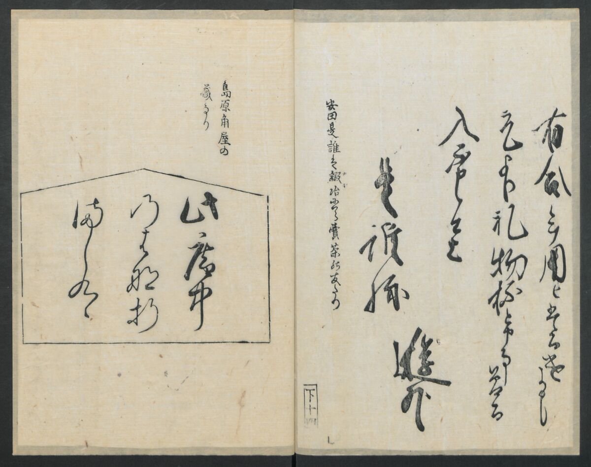 Santoan's Chats: Short Records Written upon His Waking (Suiyo shōroku: Santōan issekiwa) 睡余小録 山東庵一夕話, Kitao Masanobu 北尾政演 (Japanese, 1761–1816), Two volumes; ink on paper, Japan