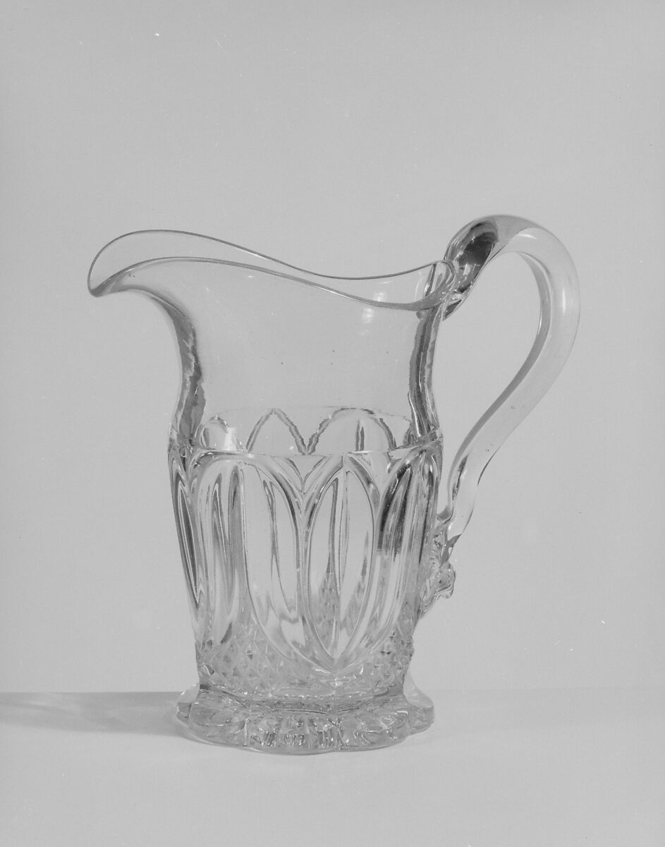 Pitcher, Bryce, Walker and Company, Pressed glass, American 