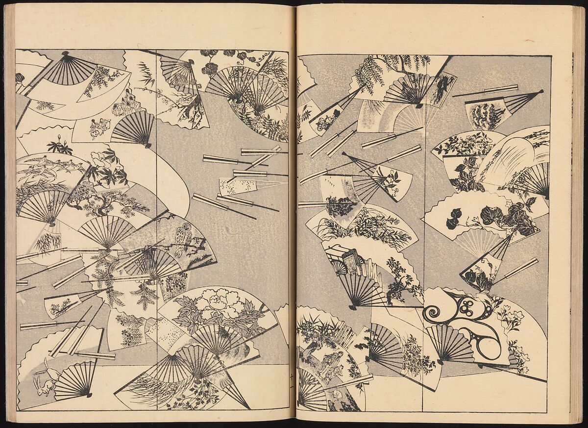 One Hundred Paintings of the Ogata Lineage (Ogata ryu hyakuzu), Nakano Kimei (Japanese, 1834–1892), Set of two Woodblock printed books; ink on paper, Japan