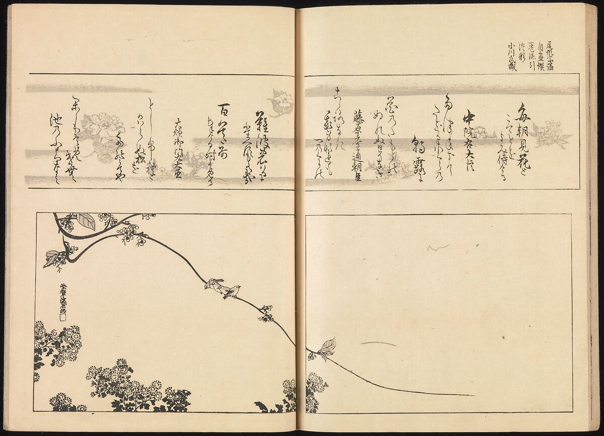 One Hundred Paintings of the Ogata Lineage (Ogata ryu hyakuzu), Nakano Kimei (Japanese, 1834–1892), Set of two Woodblock printed books; ink on paper, Japan