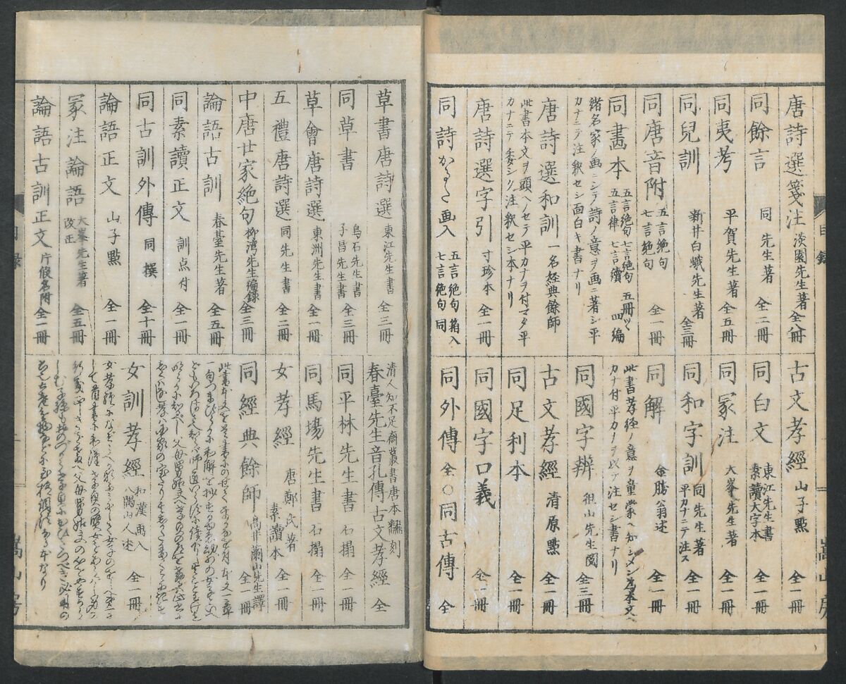 Illustrations of Chinese Poems Chosen from Toshisen's Book (Tōshisen ehon) 唐詩撰畫本, Katsushika Hokusai 葛飾北斎 (Japanese, Tokyo (Edo) 1760–1849 Tokyo (Edo)), Five volumes; ink on paper, Japan