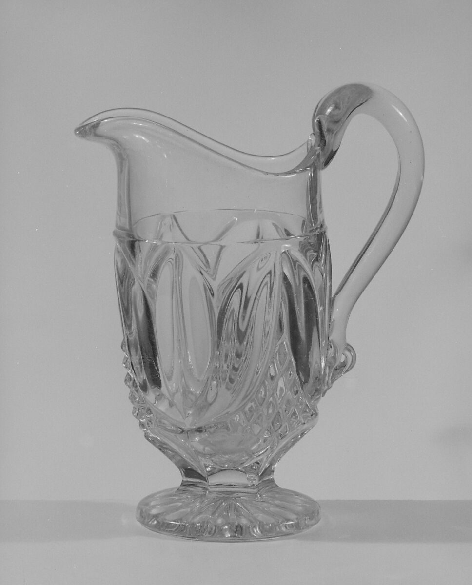 Pitcher, Bryce, Walker and Company, Pressed glass, American 