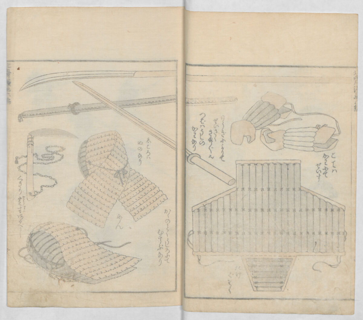 Random Sketches by Hokusai, Volumes 1 to 11, Katsushika Hokusai 葛飾北斎 (Japanese, Tokyo (Edo) 1760–1849 Tokyo (Edo)), Eleven volumes of woodblock printed books; ink and color on paper, Japan