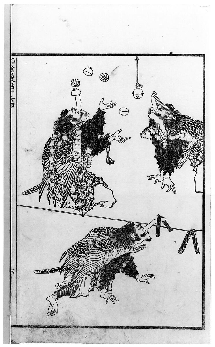 Random Sketches by Hokusai, Volume 12, Katsushika Hokusai (Japanese, Tokyo (Edo) 1760–1849 Tokyo (Edo)), Woodblock printed book; ink and color on paper, Japan