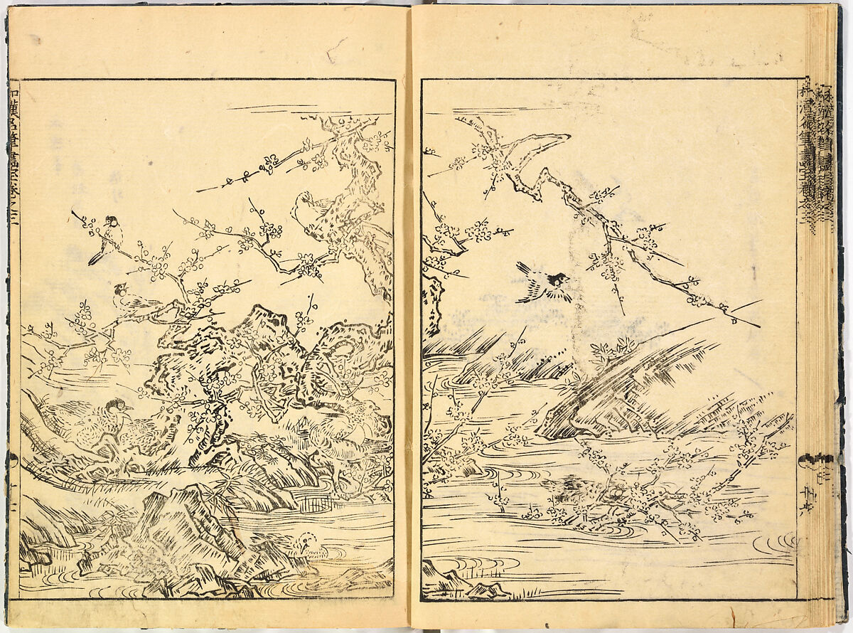 Reproductions from Works by Famous Japanese Artists of Chinese School, Sesshū Tōyō 雪舟等楊 (Japanese, 1420–1506) and others, Ink on paper, Japan