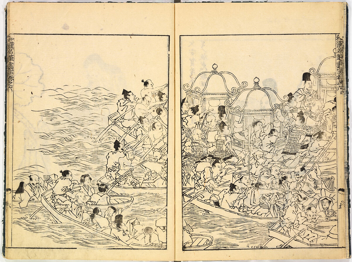 Reproductions from Works by Famous Japanese Artists of Chinese School, Sesshū Tōyō 雪舟等楊 (Japanese, 1420–1506) and others, Ink on paper, Japan
