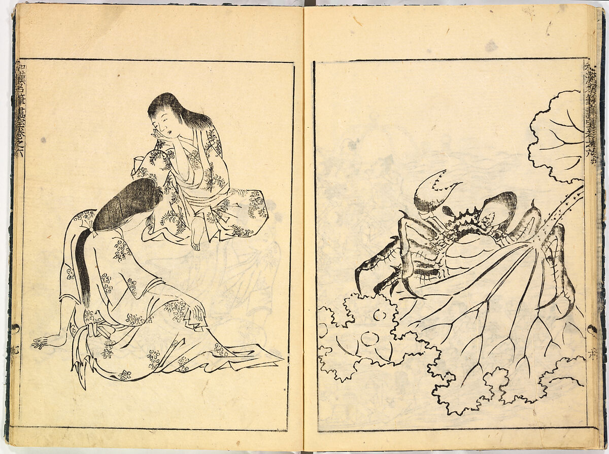 Reproductions from Works by Famous Japanese Artists of Chinese School, Sesshū Tōyō 雪舟等楊 (Japanese, 1420–1506) and others, Ink on paper, Japan