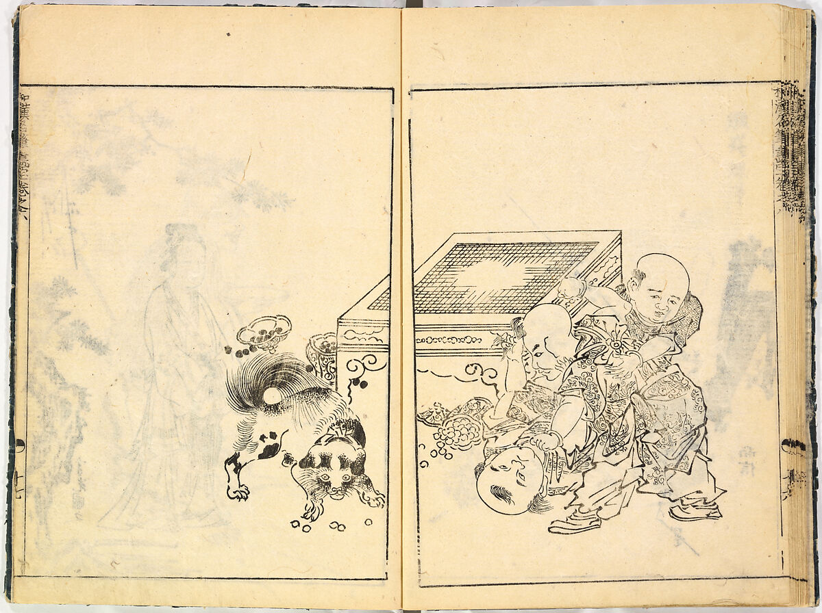 Reproductions from Works by Famous Japanese Artists of Chinese School, Sesshū Tōyō 雪舟等楊 (Japanese, 1420–1506) and others, Ink on paper, Japan