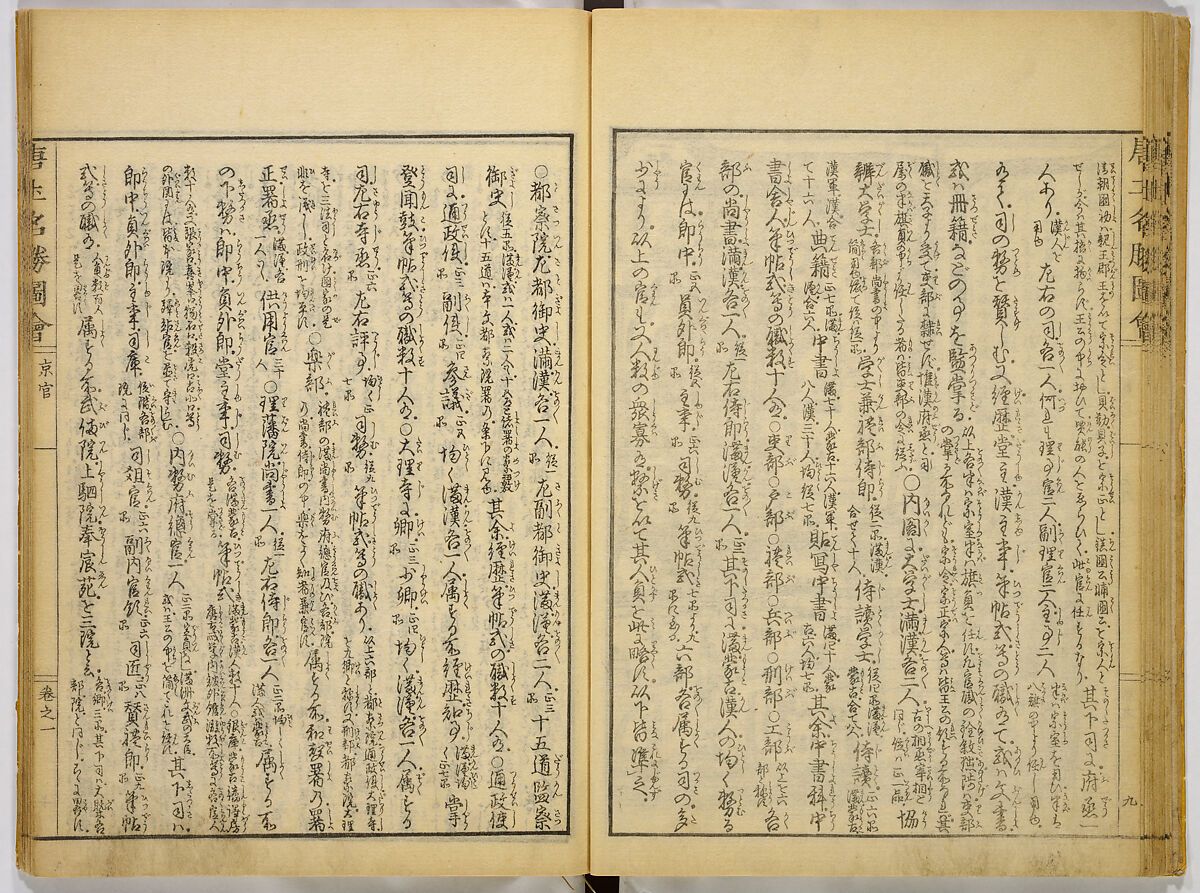 Illustrations of Famous Places in China, Gyokuzan (1737–1812), Six volumes of Woodblock printed books; ink on paper, Japan