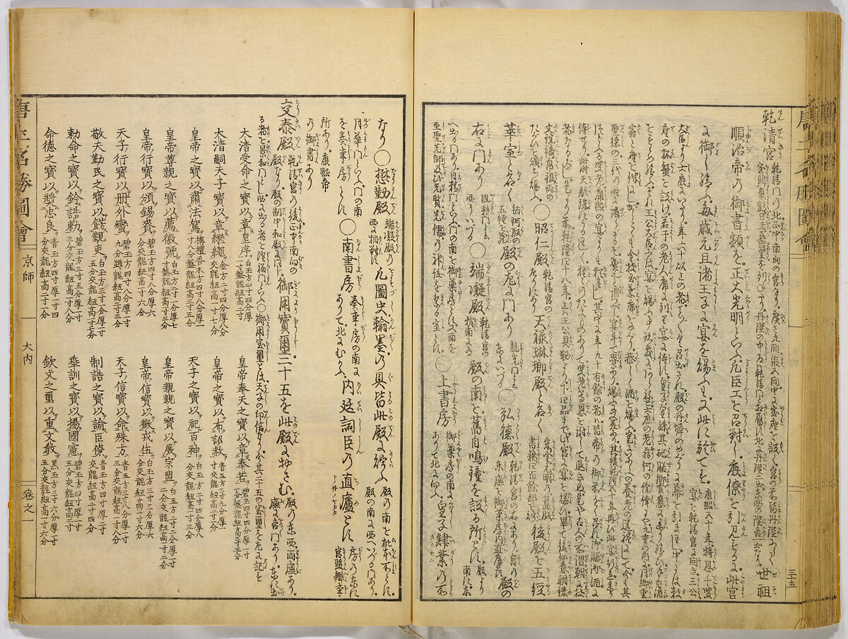 Illustrations of Famous Places in China, Gyokuzan (1737–1812), Six volumes of Woodblock printed books; ink on paper, Japan