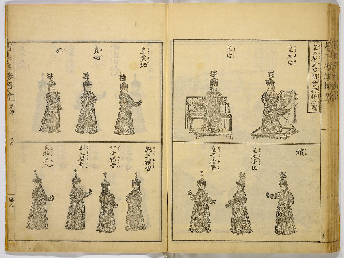 Illustrations of Famous Places in China, Gyokuzan (1737–1812), Six volumes of Woodblock printed books; ink on paper, Japan