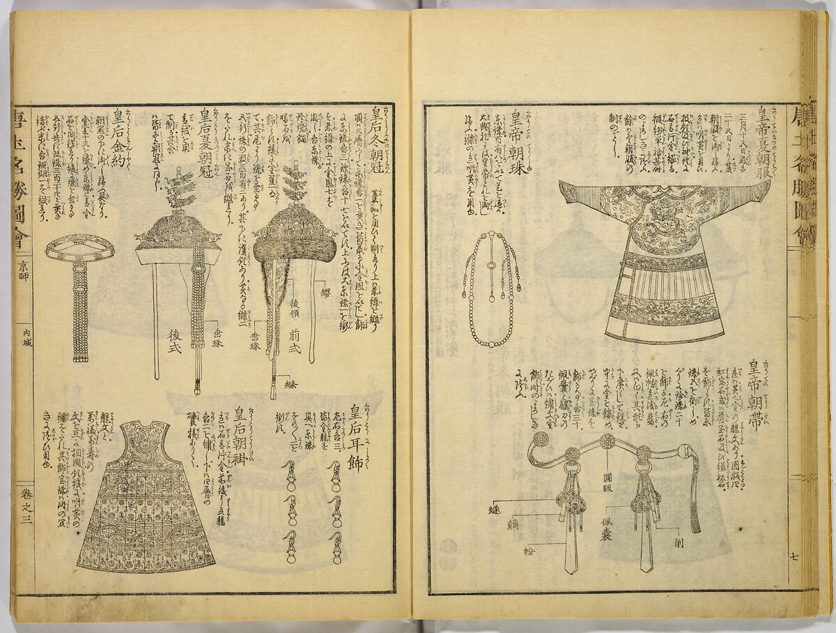 Illustrations of Famous Places in China, Gyokuzan (1737–1812), Six volumes of Woodblock printed books; ink on paper, Japan