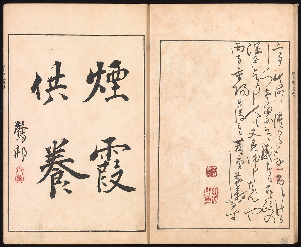 Ōson (Hōitsu) Picture Album (Ōson gafu), Sakai Hōitsu (Japanese, 1761–1828), Woodblock printed book; ink and color on paper, Japan