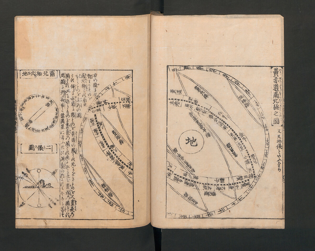 Illustrated Encyclopedia of China (Morokoshi kinmō zui) 唐土訓蒙図彙, Tachibana Morikuni 橘守国 (Japanese, 1679–1748), Set of two woodblock printed books; ink on paper, Japan 