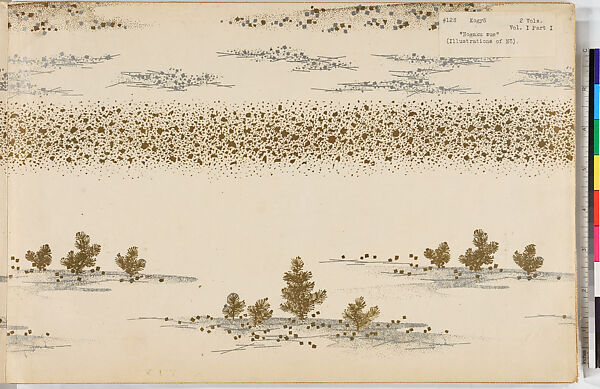 Illustrations of Noh Plays, Volume II, Tsukioka Kōgyo (Japanese, 1869–1927), Illustrated book; polychrome woodblock prints, Japan