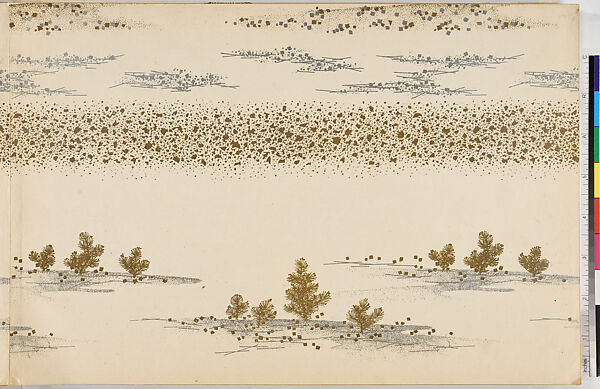 Illustrations of Noh Plays, Volume II, Tsukioka Kōgyo (Japanese, 1869–1927), Illustrated book; polychrome woodblock prints, Japan