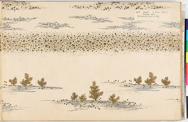 Illustrations of Noh Plays, Volume II, Tsukioka Kōgyo (Japanese, 1869–1927), Illustrated book; polychrome woodblock prints, Japan