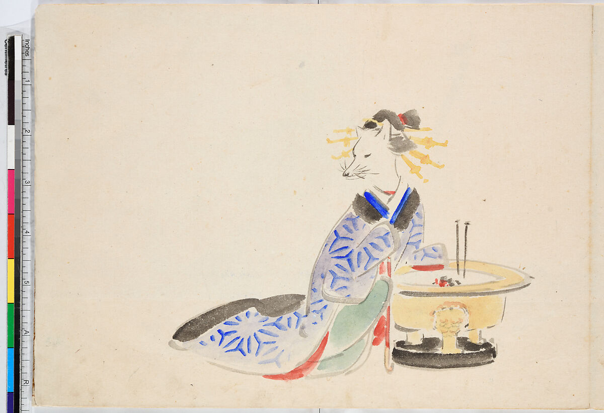 Album of Ichiryusai Hiroshige's Sketches, Utagawa Hiroshige (Japanese, Tokyo (Edo) 1797–1858 Tokyo (Edo)), Ten double-page original sketches in water color, Japan