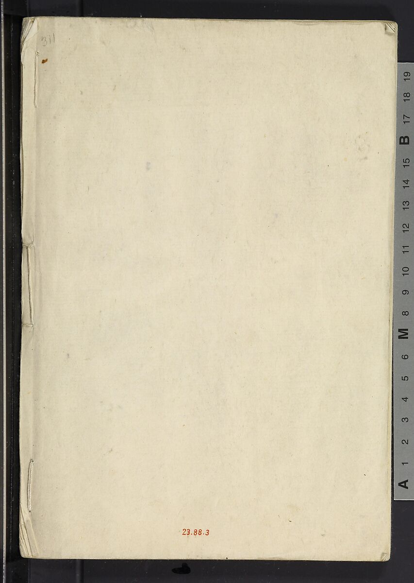 Album of Sketches for Lacquer Decoration (Makie) 蒔絵, Unidentified artist, Ink and color on paper, Japan